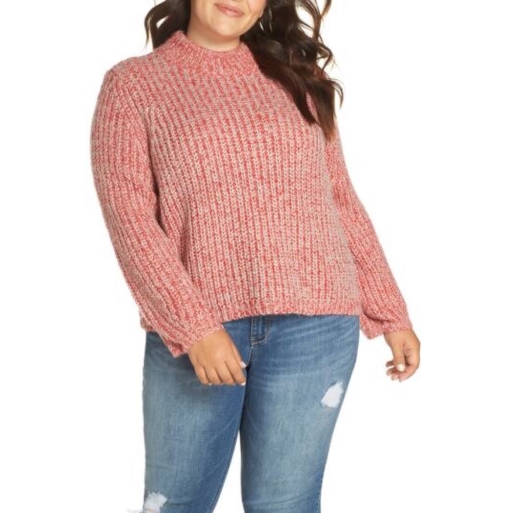 Nordstrom BP. Marl Knit Sweater Size 4X Chinoise